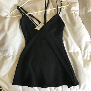 Express black tank top - new w tags